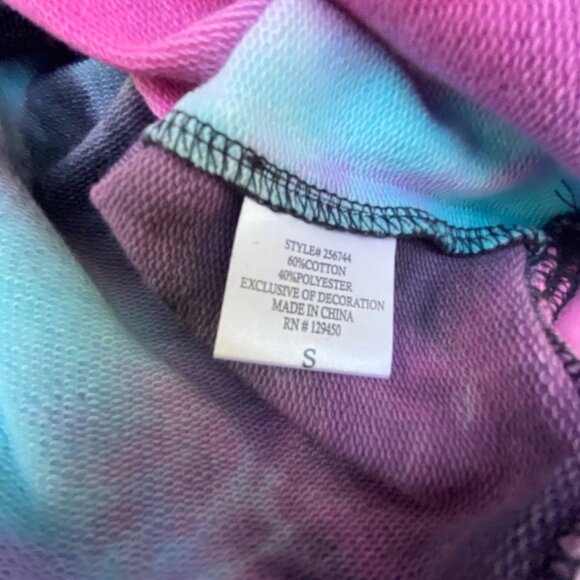 Tie Dye Hoodie size small from Brushed Sweatshirt Boho - Picture 10 of 10